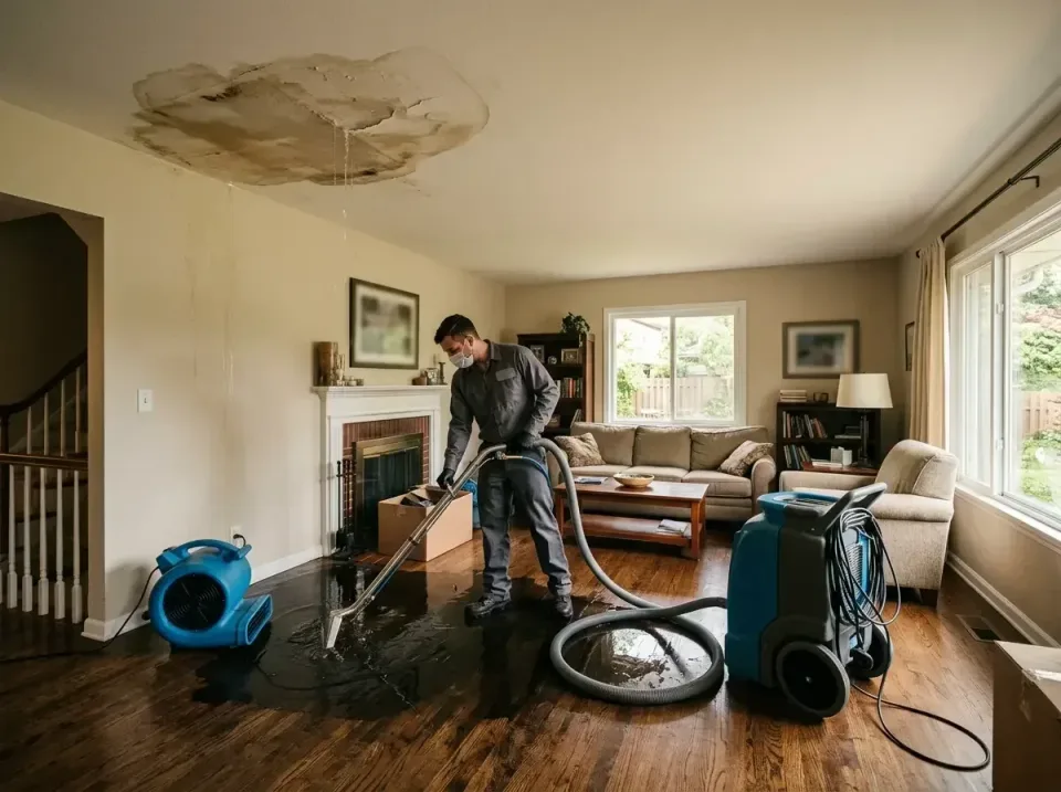 attic-pipe-burst-ceiling-drip-008 — frequently asked questions, Water Damage Restoration & Carpet Care in Leakesville, MS